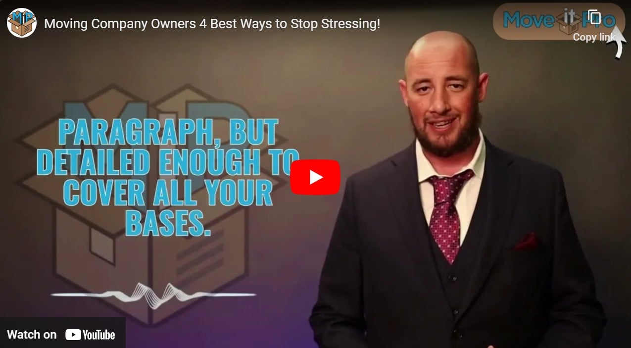 Moving Company Owners 4 Best Ways to Stop Stressing!